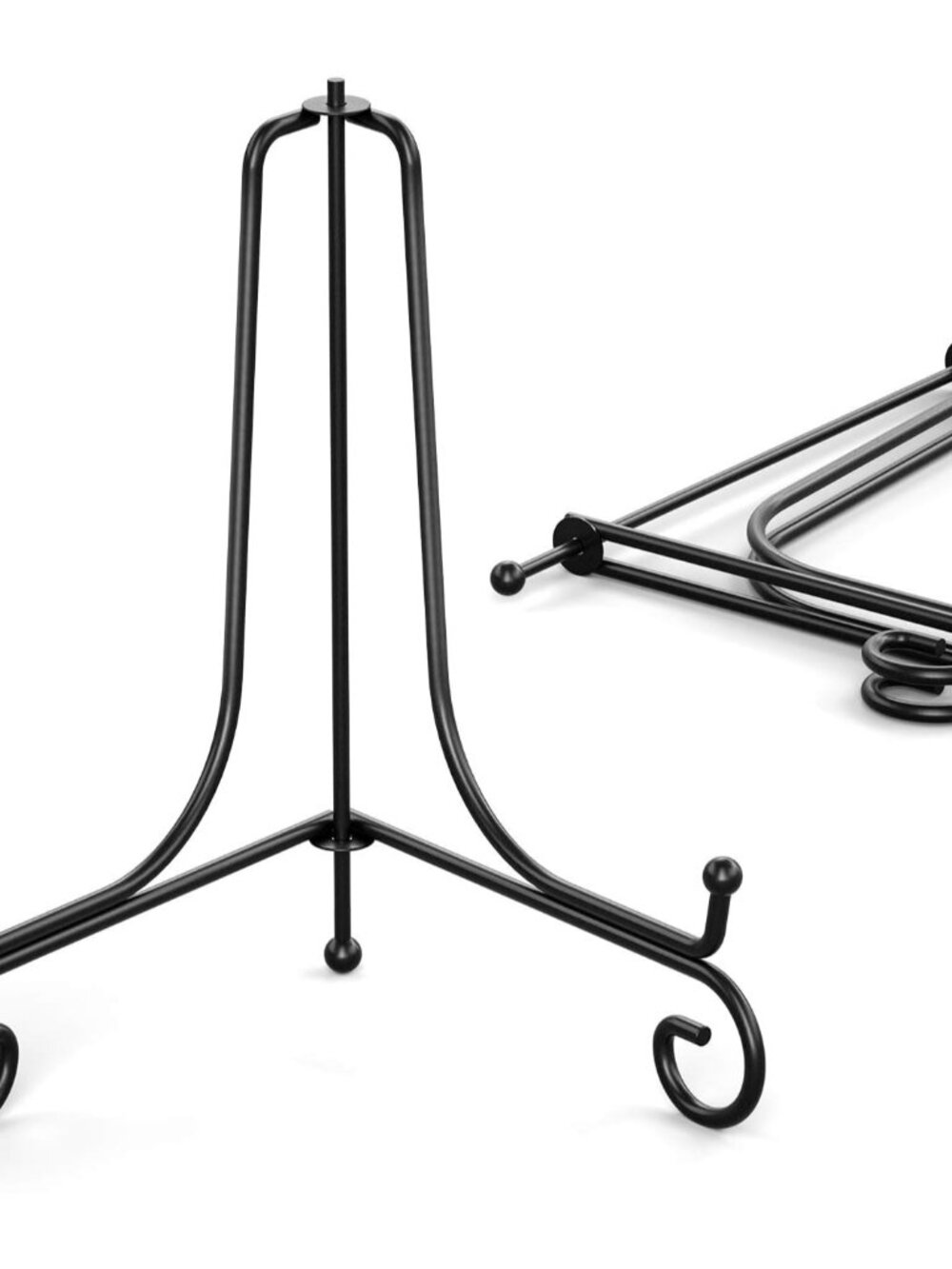 Plate Stands for Display - 8 Inch Plate Holder Display Stand + Metal Easel Stand